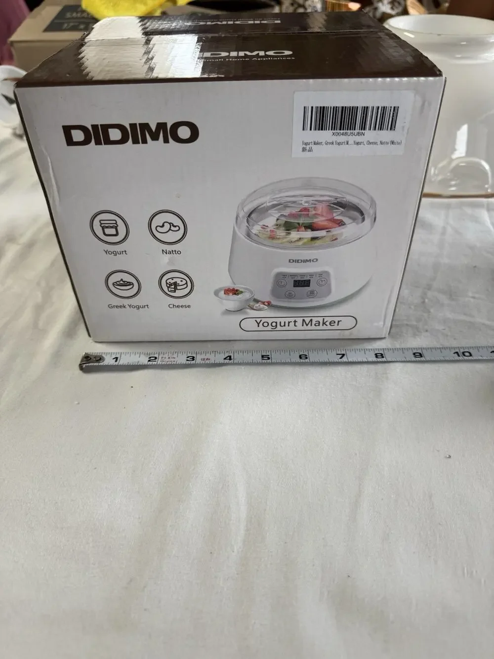 Electric Yogurt Maker with Timer Control Stainless Steel, Multipurpose for Da...